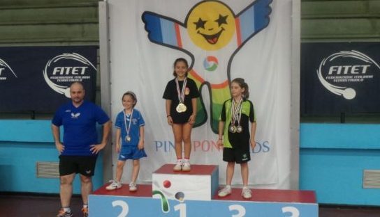 Ping Pong. La giovanissima termitana Giulia Palmisano vince a Terni la finale nazionale del trofeo teverino di tennistavolo 2015